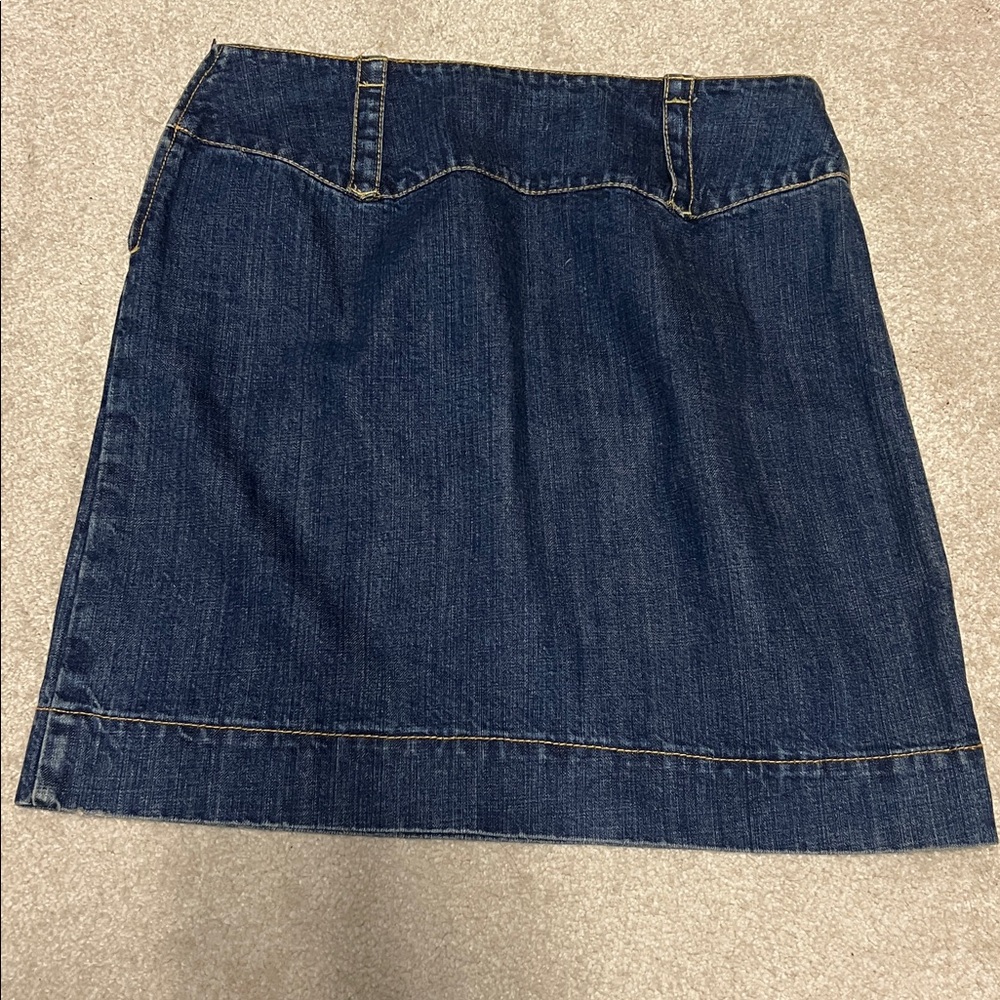 Tommy Hilfiger Blue Denim Mini Skirt